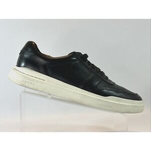 Black Leather Low-Top Sneakers - Cole Haan